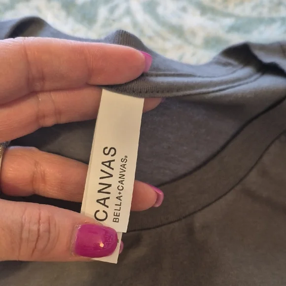 Bella Canvas Dark Gray T-Shirt - Picture 2 of 5